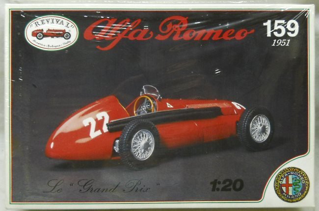 Revival 1/20 Alfa Romeo 159 1951 Le Grand Prix, 86101P plastic model kit